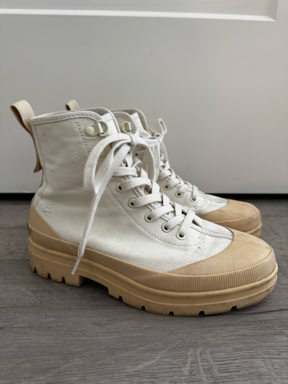 Everlane The Canvas Utility Boots size 7